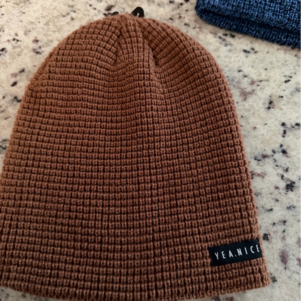 Brown Knit Beanie